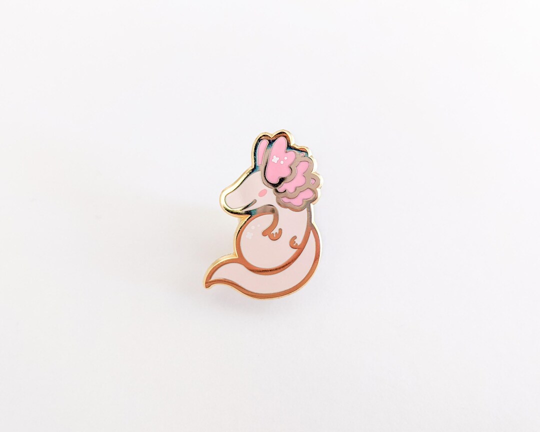 Olm - Mini Amphibian Enamel Pins - Etsy