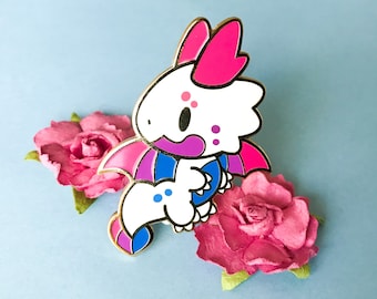 Bi Pride Dragon Enamel Pin