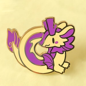 Intersex Pride Dragon Enamel Pin