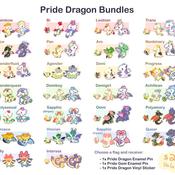 Pride Dragon Bundles