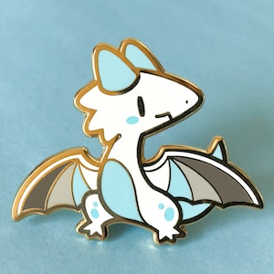 Demiboy Pride Dragon Enamel Pin