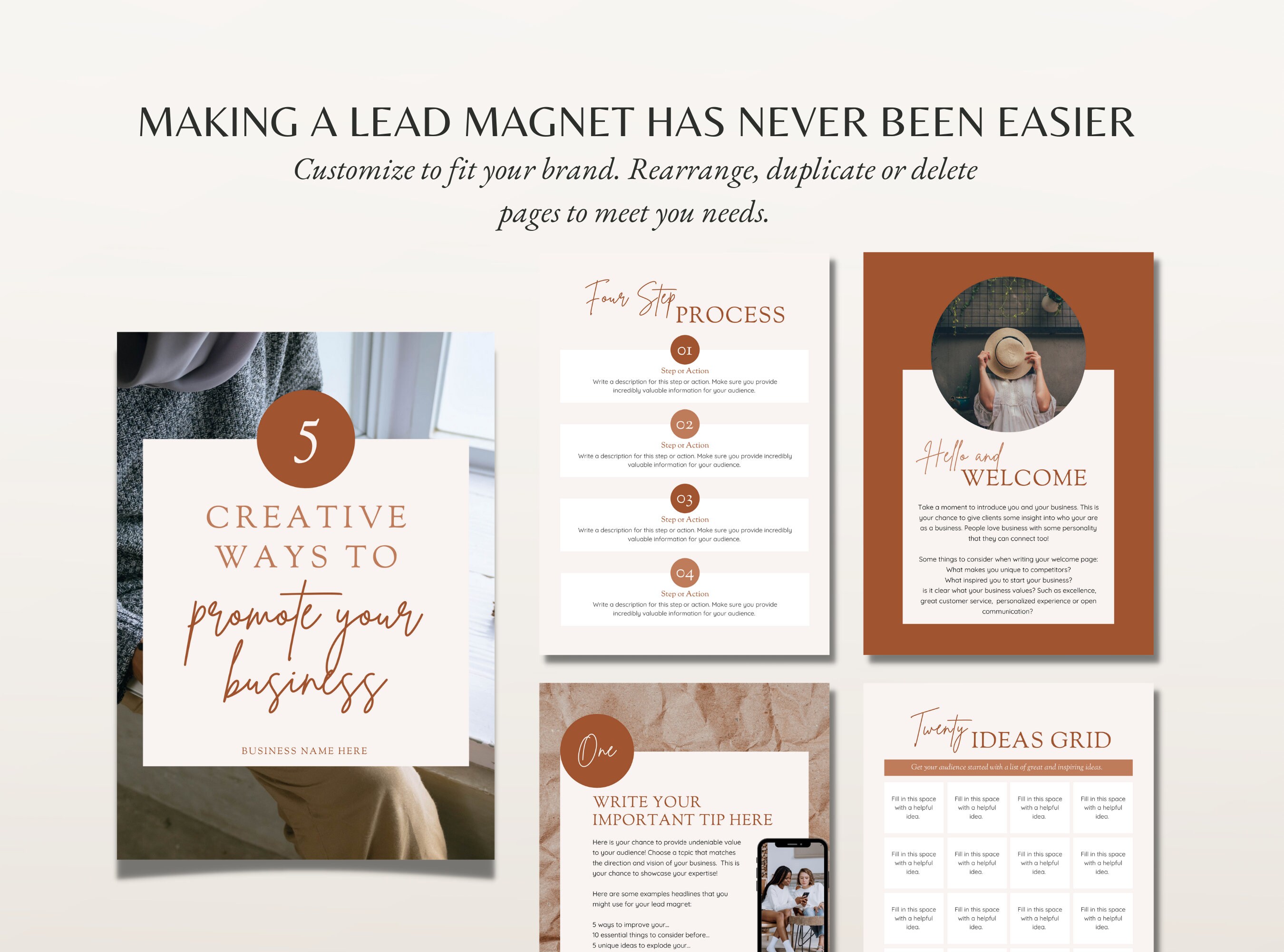 Lead Magnet Canva Template, Opt-in Freebie Business Template, Quick and ...