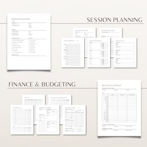 Photographers Printable Planner, Photography Business &amp; Session Plan ...