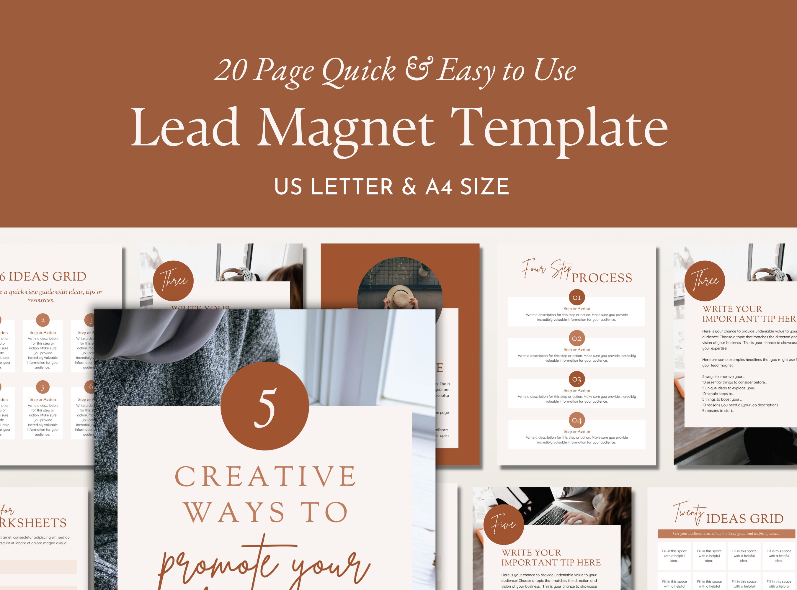 Lead Magnet Canva Template, Opt-in Freebie Business Template, Quick and ...