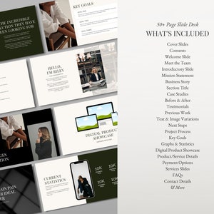 Webinar Slide Deck Canva Template: Modern Masterclass Presentation (50+ Editable Slides) image 3