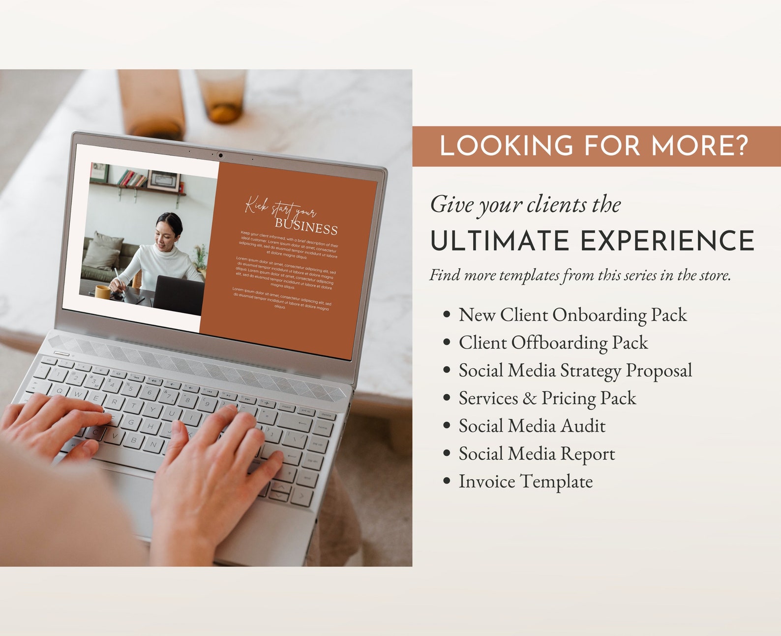 Social Media Strategy Proposal Template For Canva 34 Page Etsy