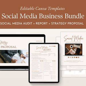 Social Media Managers Business Bundle with Audit, analyrics report and strategy proposal