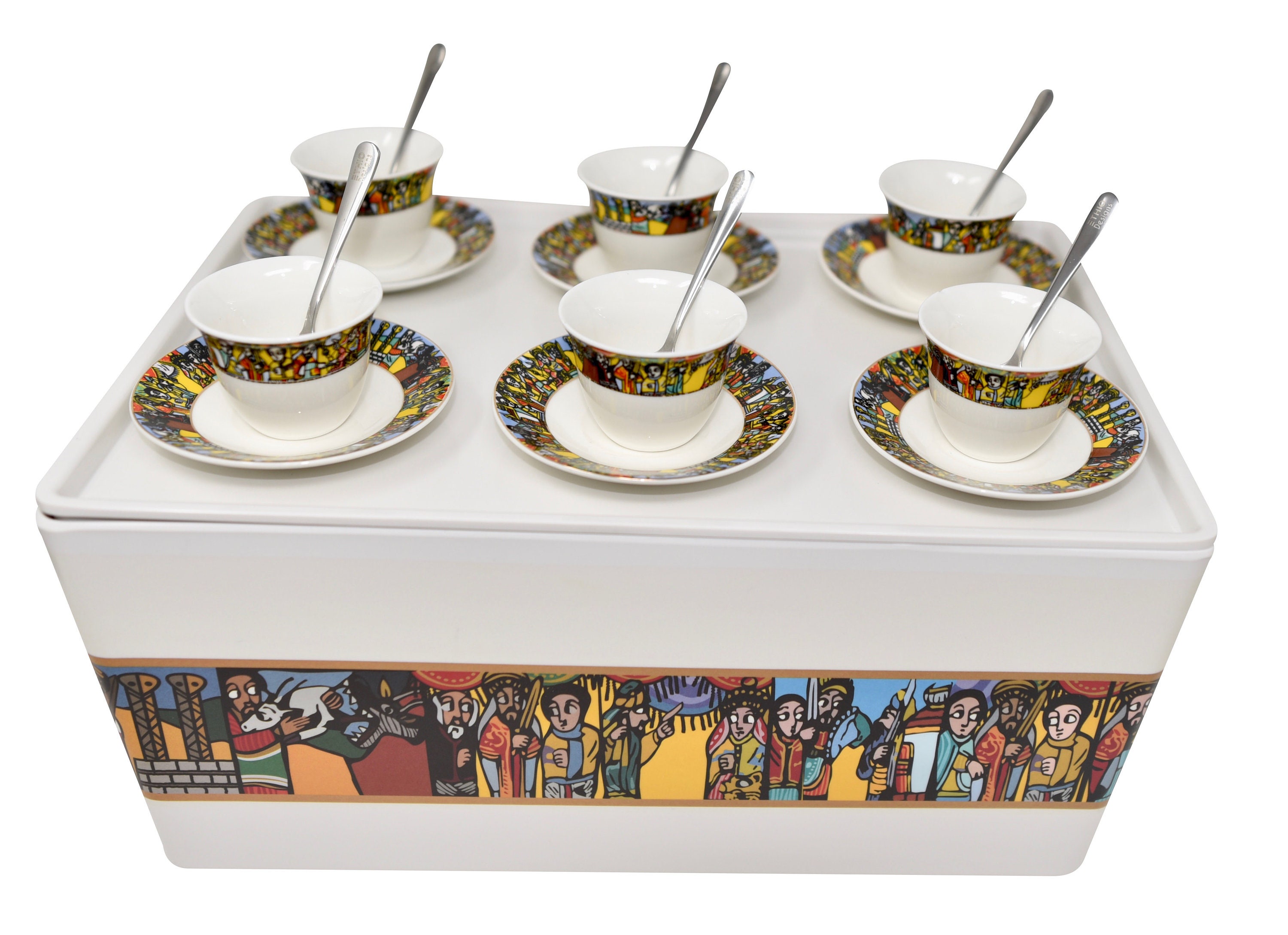 Ethiopian/Eritrean Coffee Cups with Rékébot Saba Edition. Set Etsy