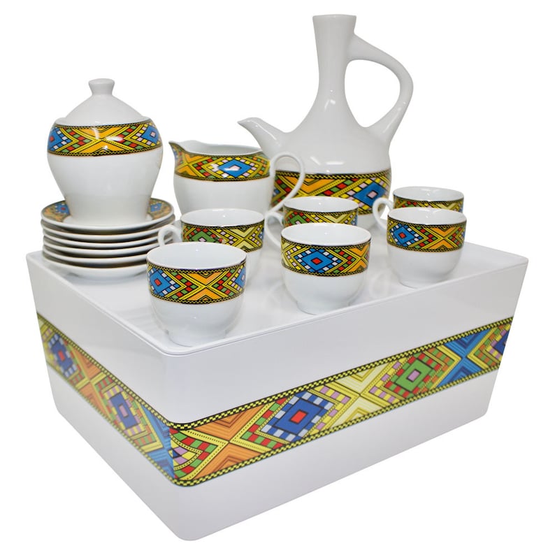 Ethiopian/eritrean Coffee Cups Tilét Edition 1 Set of 23 Etsy