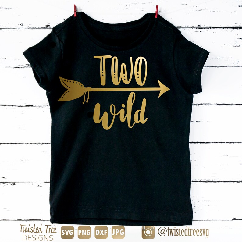 Download Two Wild SVG cut file for silhouette cricut machines heat ...
