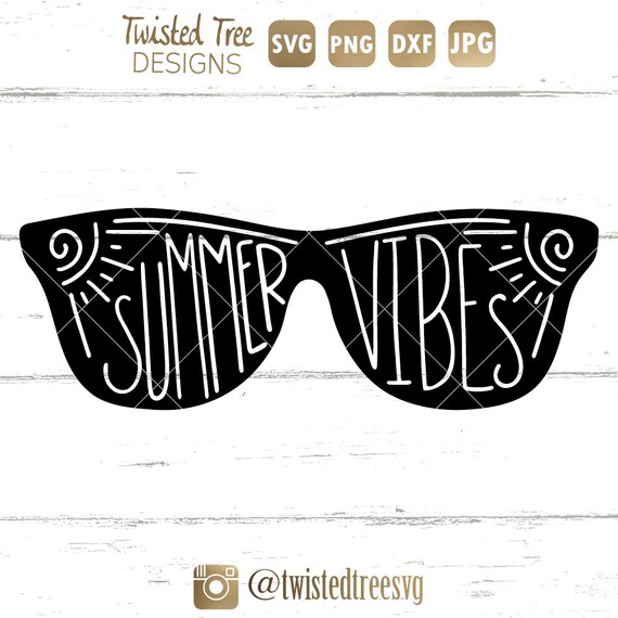 Download Free Summer Vibes Sunglasses Svg Cut File Summer Time Vinyl Etsy SVG Cut Files