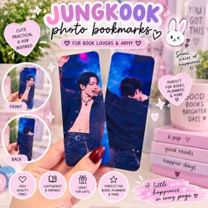 Jungkook Bookmark - Etsy