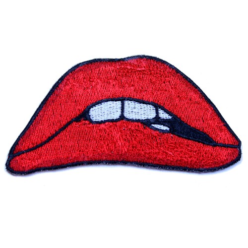 Rainbow Pride Lips Patch Etsy