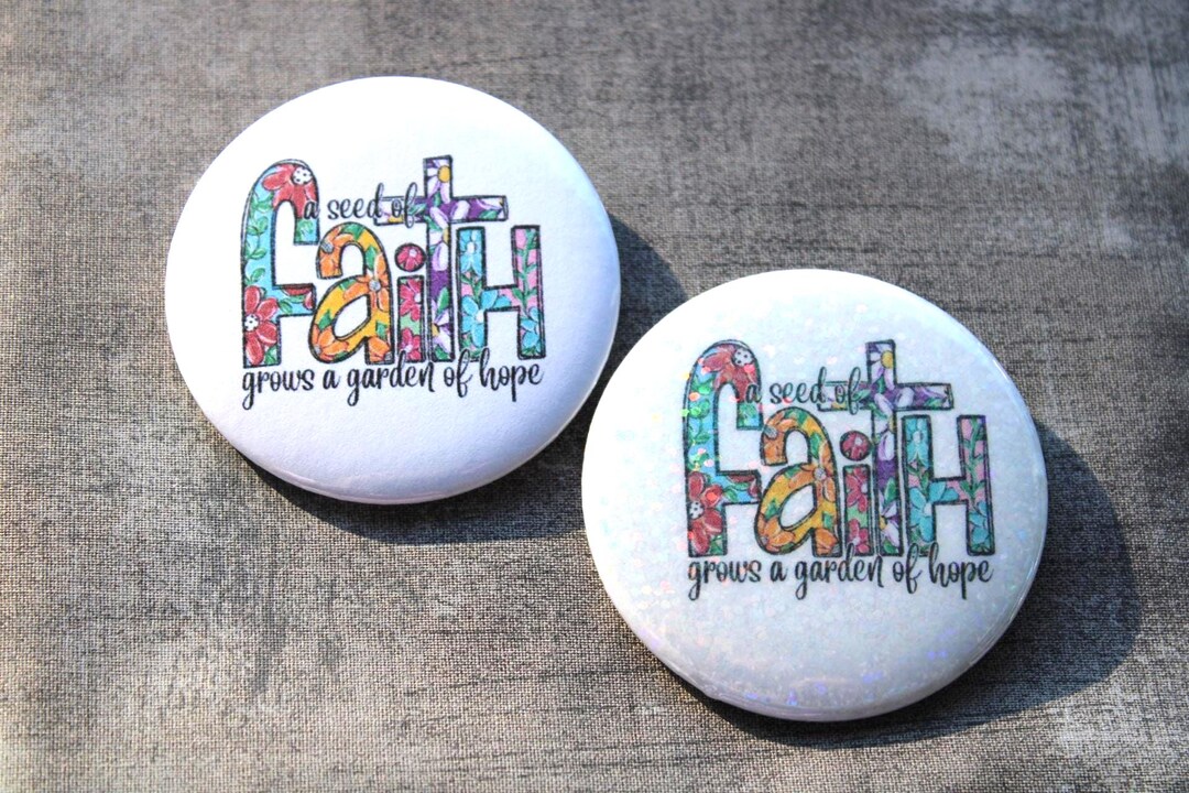 Not Religious Pin Faith - Christian Pins/buttons - Etsy