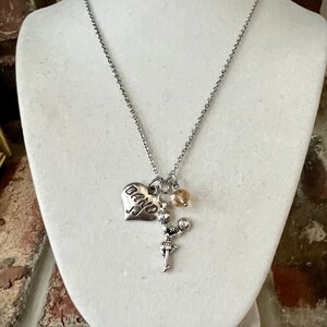 Eras Necklace: TS Fandom Jewelry, TS Charm Necklace, Fearless Album, You Belong With Me, Cheerleader and Band Heart charms