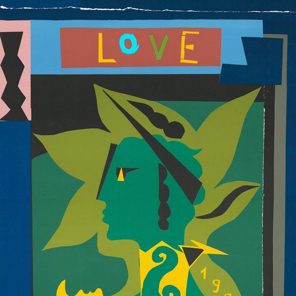 Yves Saint Laurent, Edizione 'LOVE 1995' - YSL Fashion Poster