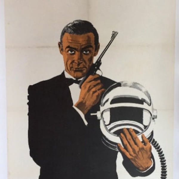 James Bond -Agent 007- Edition Poster, Sean Connery 1967 film, 'You Only Live Twice'