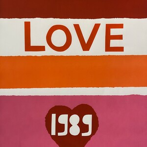 Yves Saint Laurent, 'LOVE 1989' Edition - YSL Fashion Poster