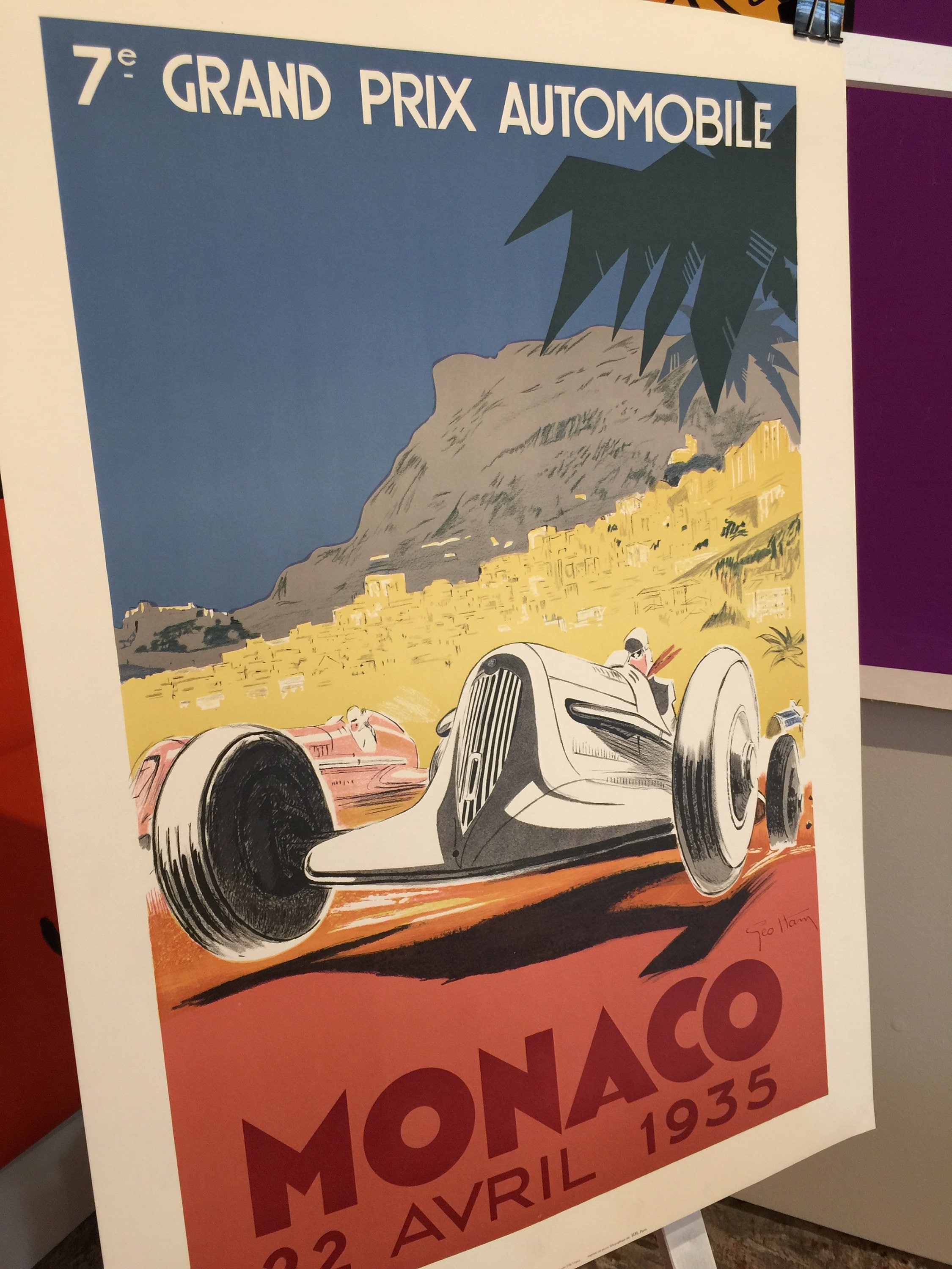 AV99 Vintage 1973 Monaco Grand Prix Classic Motor Racing Poster Re-Print A2/A3 