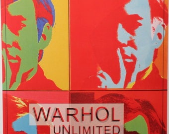 WARHOL UNLIMITED Original Andy Warhol Pop Art Exhibition Poster, Musee D'Art Moderne, 2016