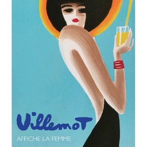 Orangina VILLEMOT Original Vintage Poster
