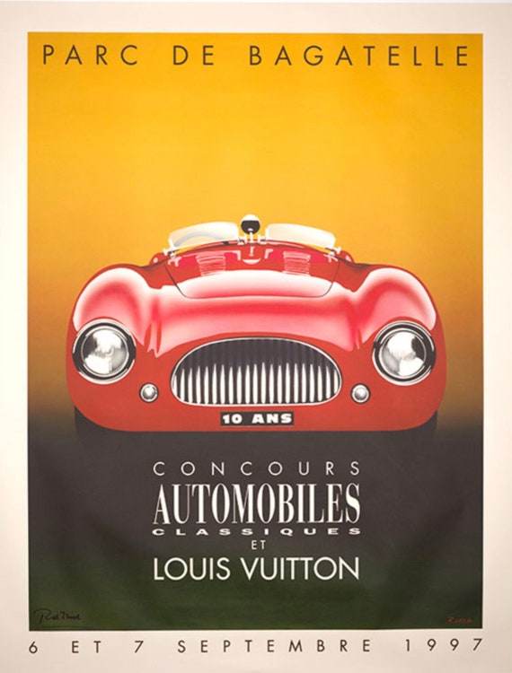 louis vuitton vintage poster