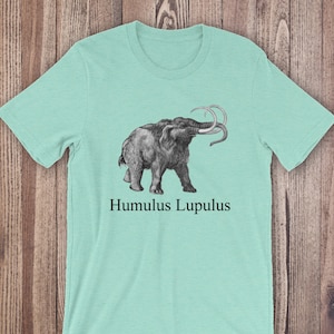 Humulus Lupulus (hops) T-Shirt Funny Beer Pun Shirt, Craft Beer Tee Shirt, Funny Pun Shirt, Men&#39;s Craft Beer Shirts