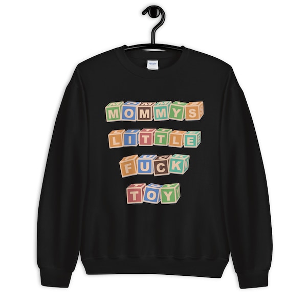 Mommys Little Fuck Toy Letter Blocks MDLB Sweater | MDLG Sweatshirt | Mommy Dom Little Boy Sweater