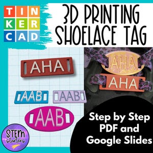 Aprenda a criar arquivos para impressão 3D com o Tinkercad: Tutorial de pingente personalizado para tênis - Aula STEM