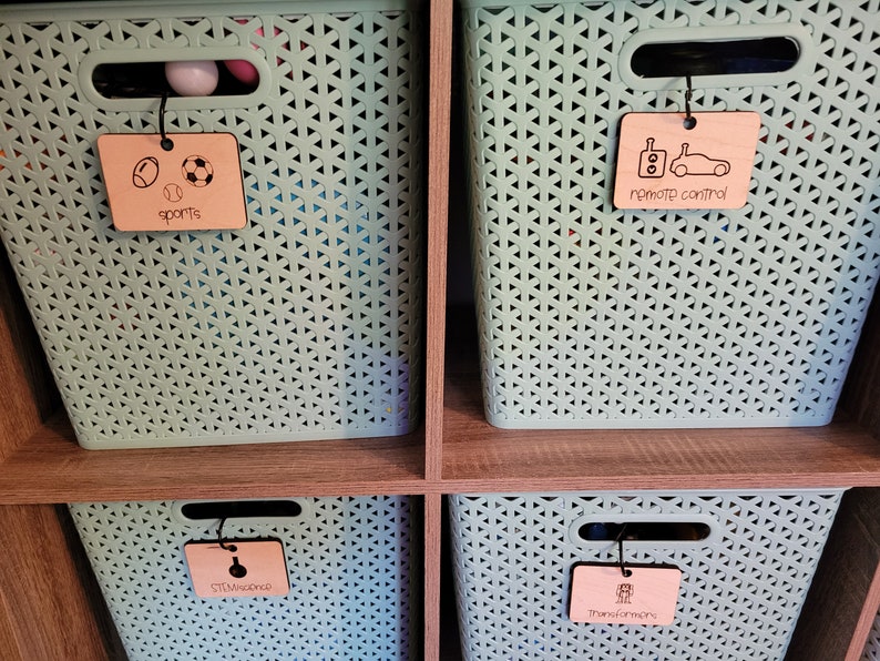 Toybox Labels SVG Bundle Files Laser Files Etsy