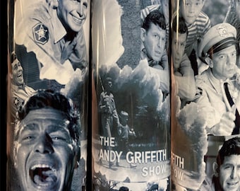 Griffith Mayberry tumbler/black and white/Barney/okie