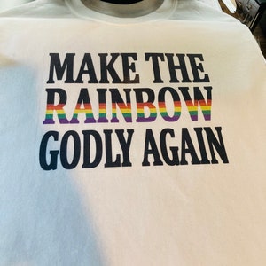 Make the rainbow Godly again White