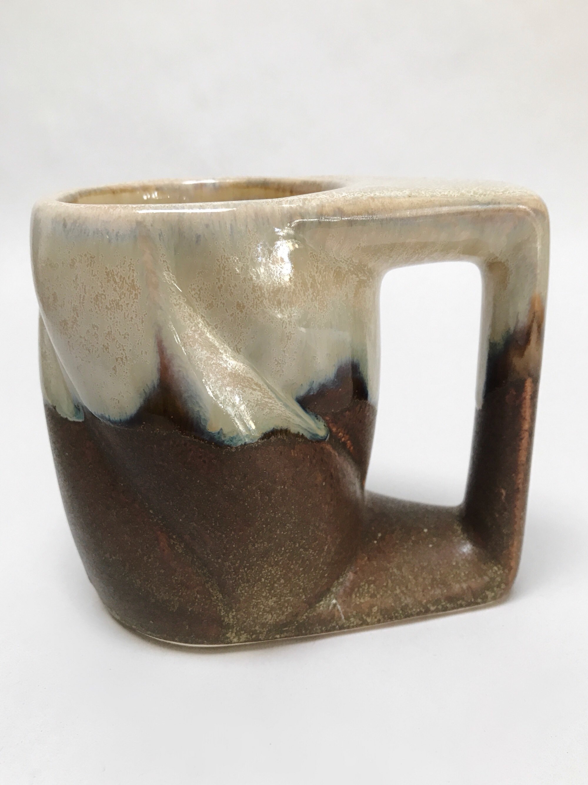 Vintage Padilla Pottery Mug Ceramic Drip Glaze Mexico Coffee Etsy