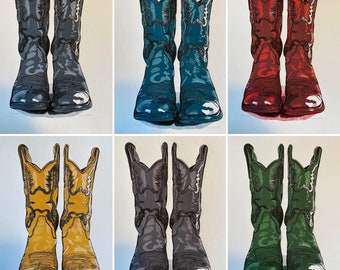 bottes style années 80