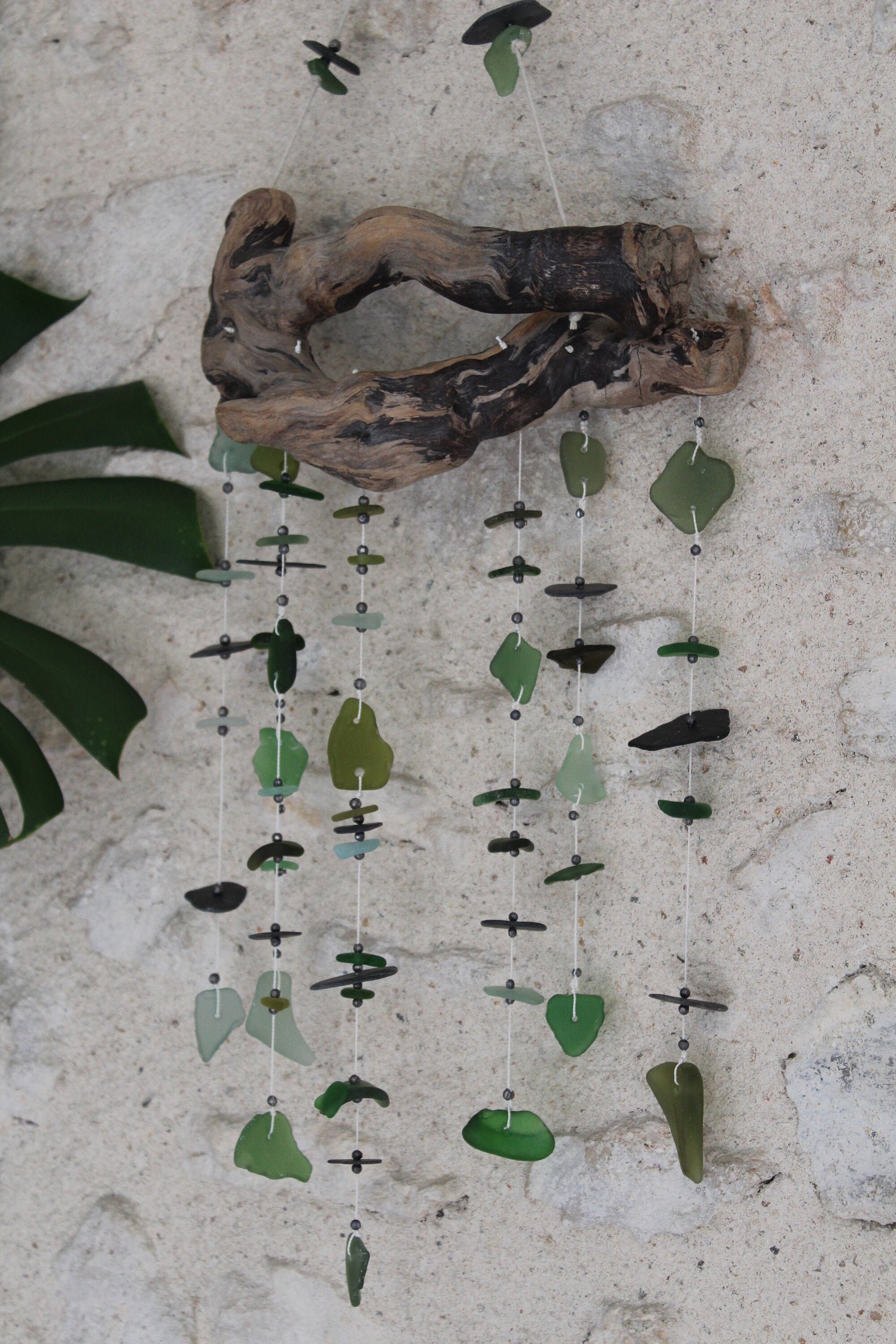 Mobile Bois Flotté et Verre de Mer Dépoli