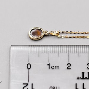 Minimalist Australian Doublet Opal Diamond Necklace