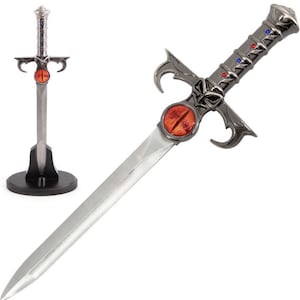 16” ThunderCats Sword Of Omen Lion O Mini SWORD WITH Stand New Mold Detailed Version