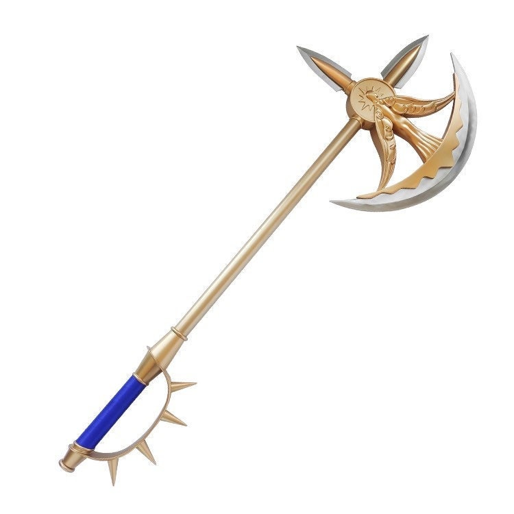 47.2” Seven Deadly Sins -divine Axe Rhitta, Full Metal Axe Cosplay