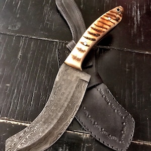Hand Forged Damascus steel Hatchet Tomahawk Hunting Viking A - Inspire