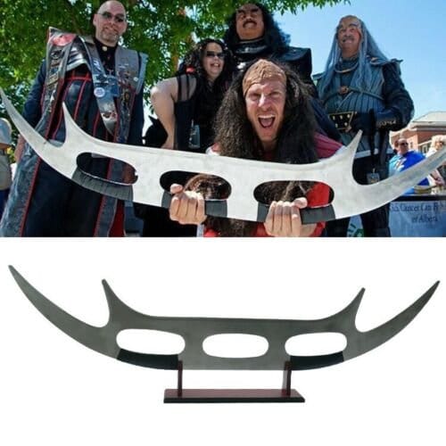 Massive 4 Ft. Replica Klingon Bat leth Sword Star Trek Batleth