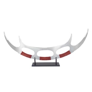 Massive 4 Ft. Replica Klingon Bat&#39;Leth Sword Star Trek Batleth With Stand   MS 034