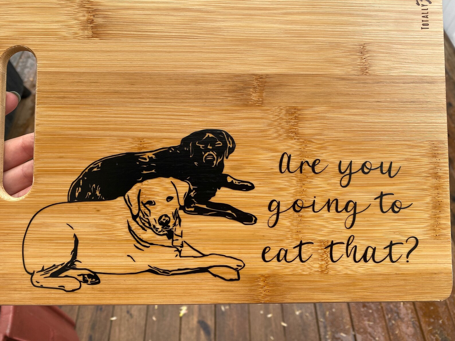 Custom Dog Wall Hanging Cutting Board Etsy