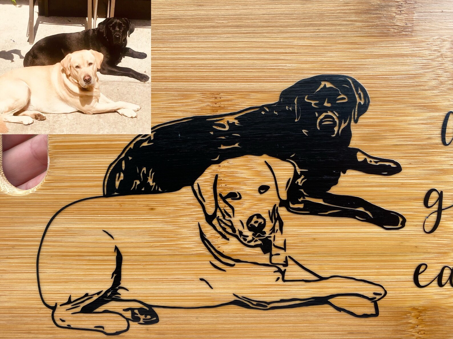 Custom Dog Wall Hanging Cutting Board Etsy