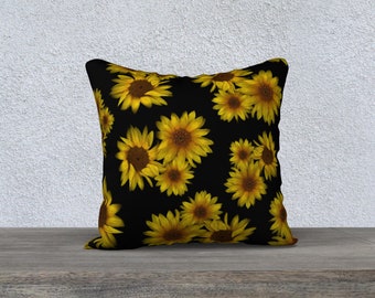 Pillow cover 18x18 pillowcase for sofa square linen pillow cover floral for living room decor refresher