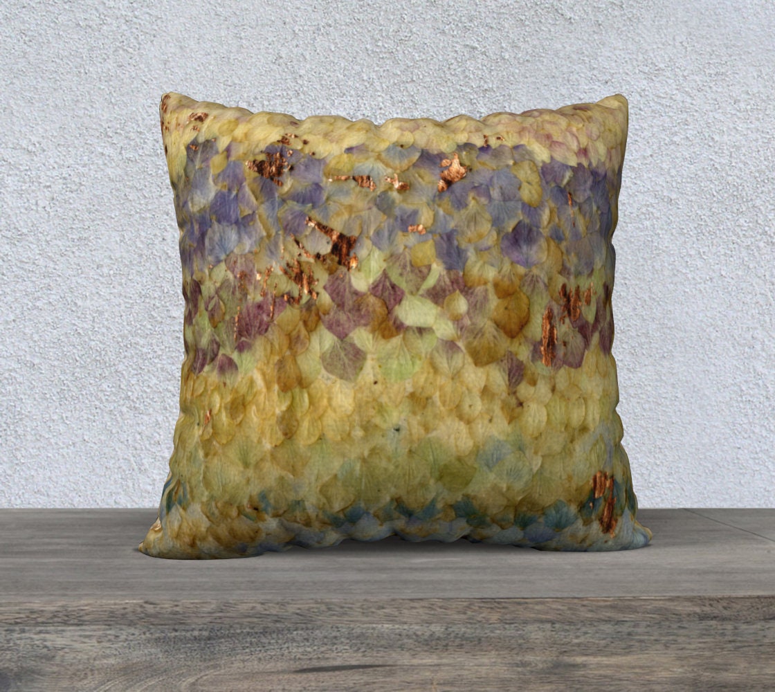 22x22 Pillow Cover Multicolor Floral Pillowcase Abstract Etsy