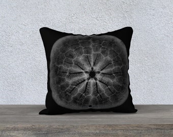 Pillow cover 18x18 black seashell pillowcase for sofa square linen pillow cover floral for living room decor refresher