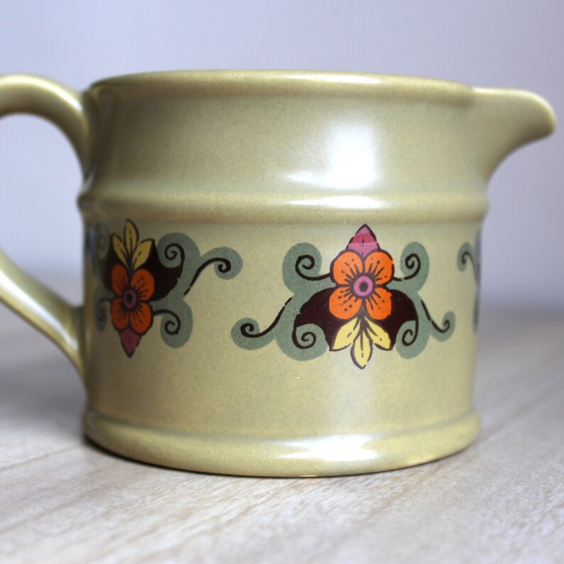 Vintage Sadler Pottery England Milk and Sugar Bowl Set Etsy