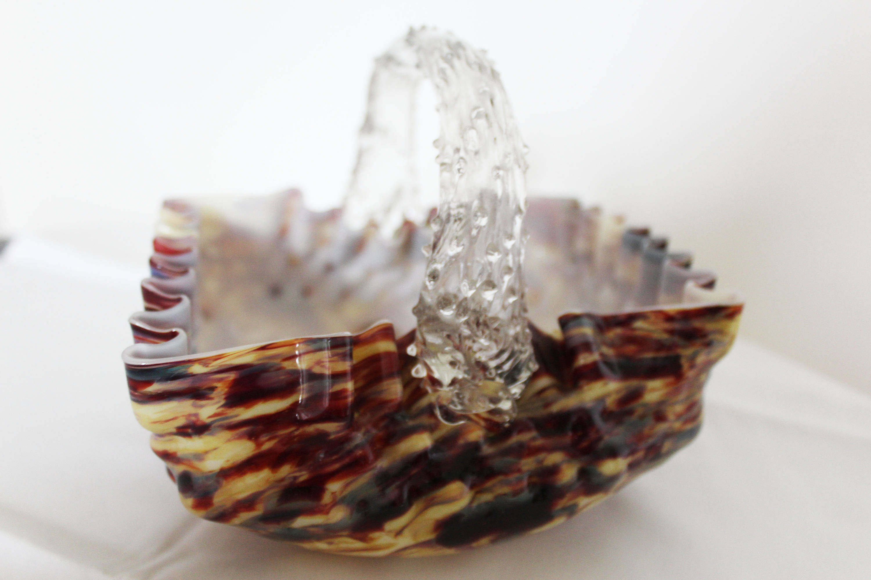 Stourbridge Glass Basket Etsy UK