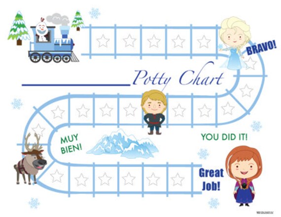 Potty Training Chart Frozen