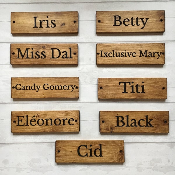 Horse Name Sign, Horse Stable Sign, Horse Name Plate, Stable Plaque, Rustic Horse Sign, Stable Door Signs, Horse Stall Sign, Wood Horse Sign